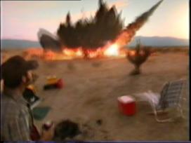 video meteoro deserto