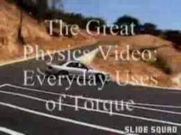 Vídeo com a física do torque