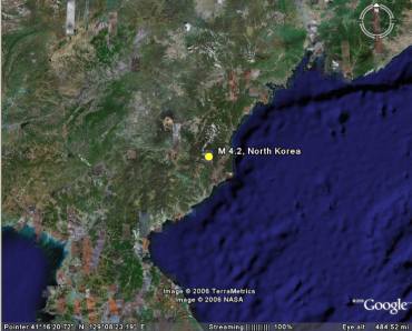 coreia google earth