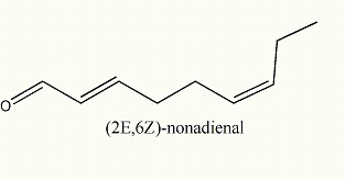 molecula nonadienal