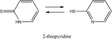 tiopiridina molecula