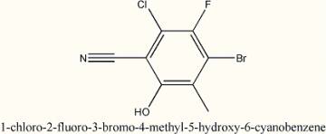 benzeno com ligantes molecula