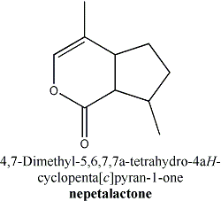 molecula nepetalactona