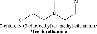 molécula mecloretamina