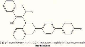molécula de brodifacoum