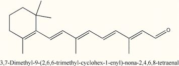 estrutura quimica molecula retinal