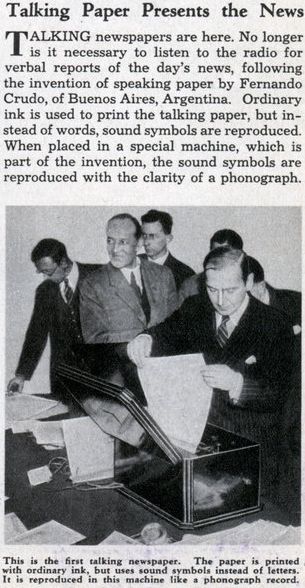 jornal falante 1936 fonografo