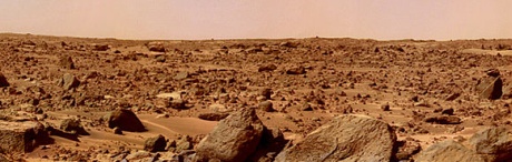 solo marciano registrado por uma sonda