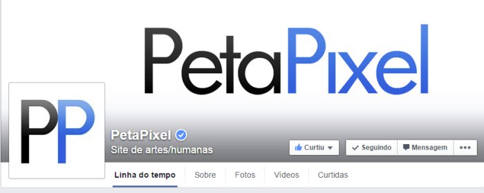 captura da tela da petapixel no face